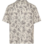 Camicia bowling in cotone con stampa GMP02655 P00233383259 GOLDEN GOOSE 