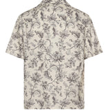 Camicia bowling in cotone con stampa GMP02655 P00233383259 GOLDEN GOOSE 