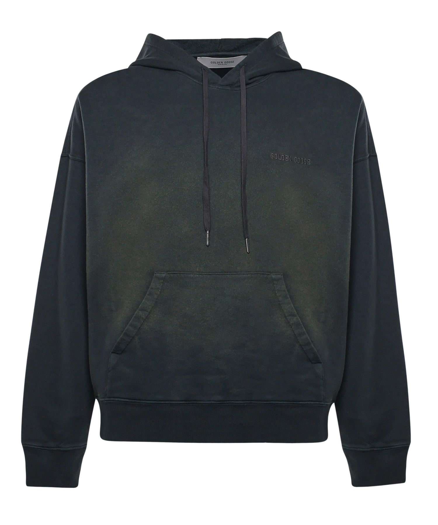 Felpa con cappuccio in cotone GUP01932 P00214690498 GOLDEN GOOSE 
