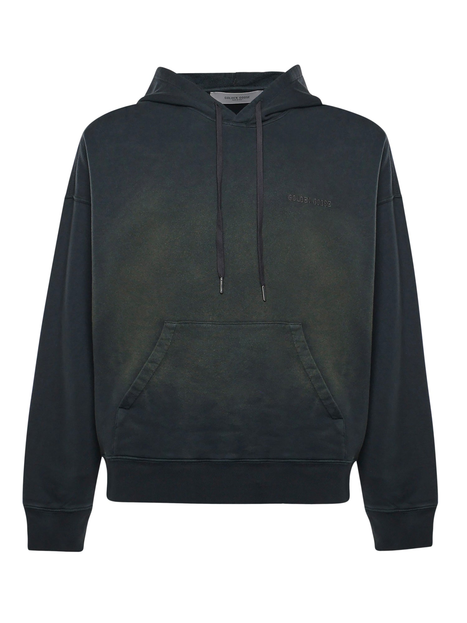 Felpa con cappuccio in cotone GUP01932 P00214690498 GOLDEN GOOSE 