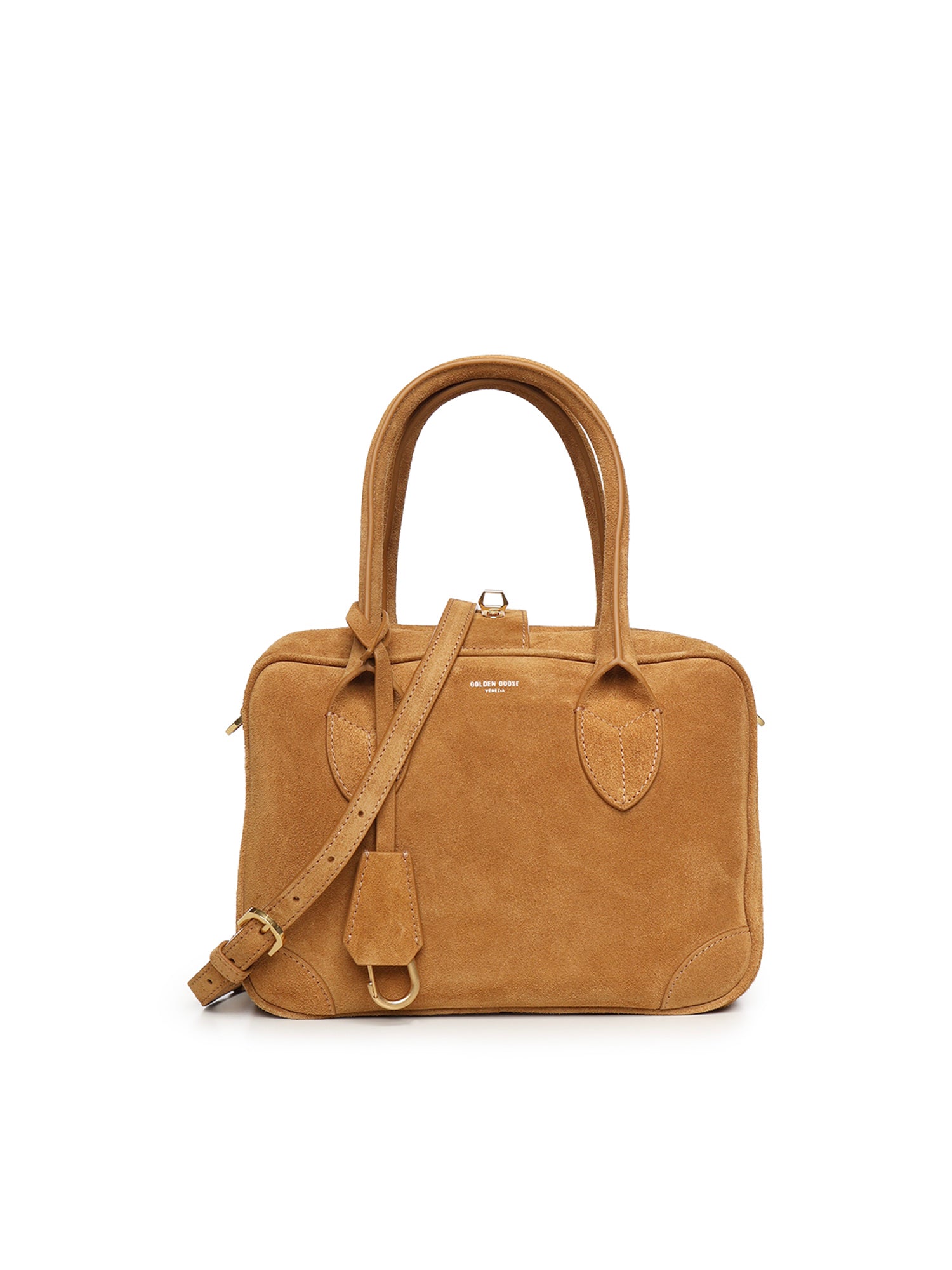Borsa Vita in suede con logo GWA00470 A00079855303 GOLDEN GOOSE 