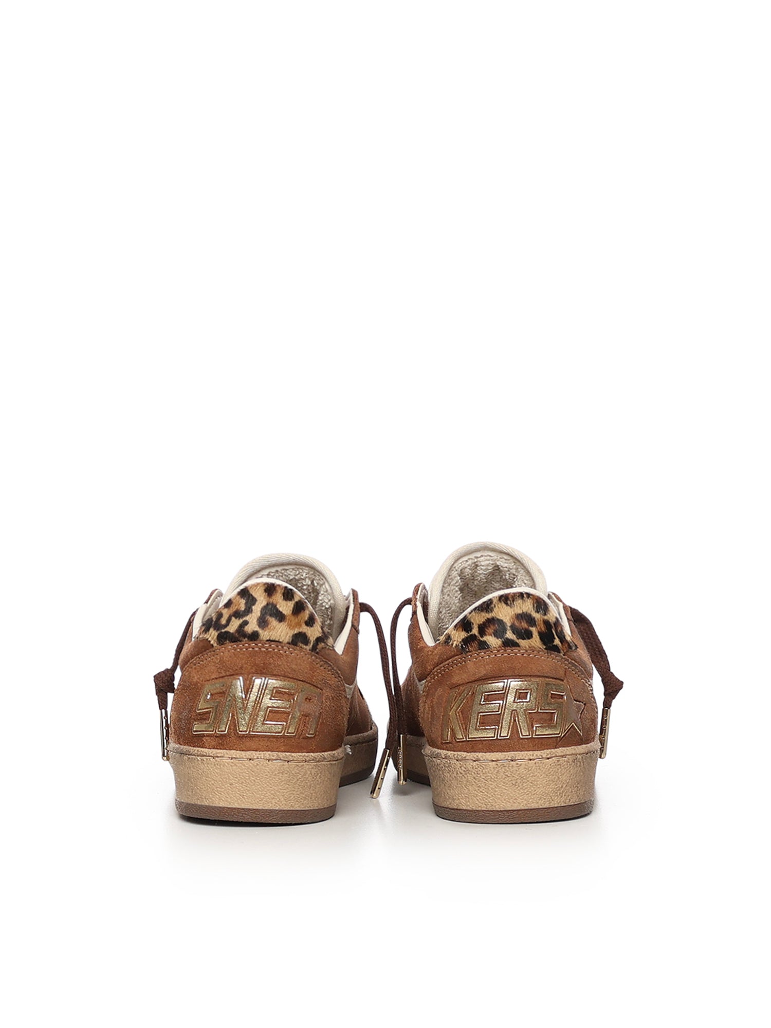 Sneaker Ball Star in pelle<BR/> GWF00117 F00806455732 GOLDEN GOOSE 