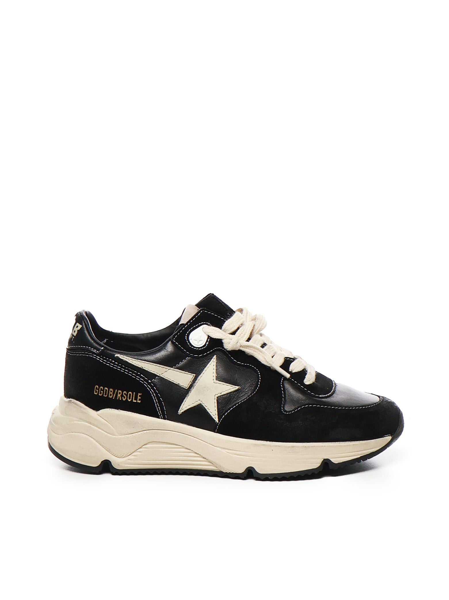 Sneaker Running Sole in nappa e suede GWF00126 F00377590352 GOLDEN GOOSE 