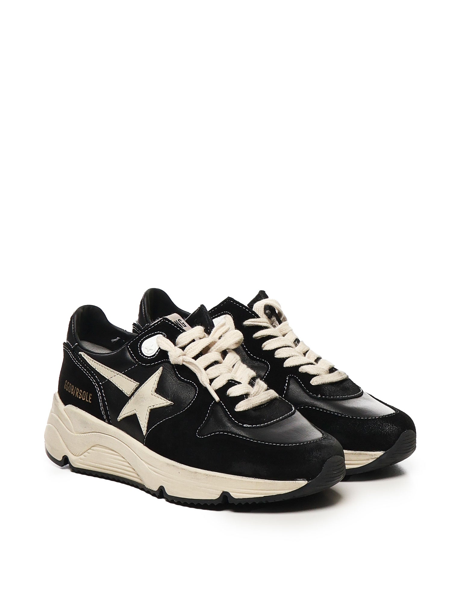 Sneaker Running Sole in nappa e suede GWF00126 F00377590352 GOLDEN GOOSE 