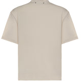 T-shirt con stampa in cotone GWP01874 P00237211560 GOLDEN GOOSE 