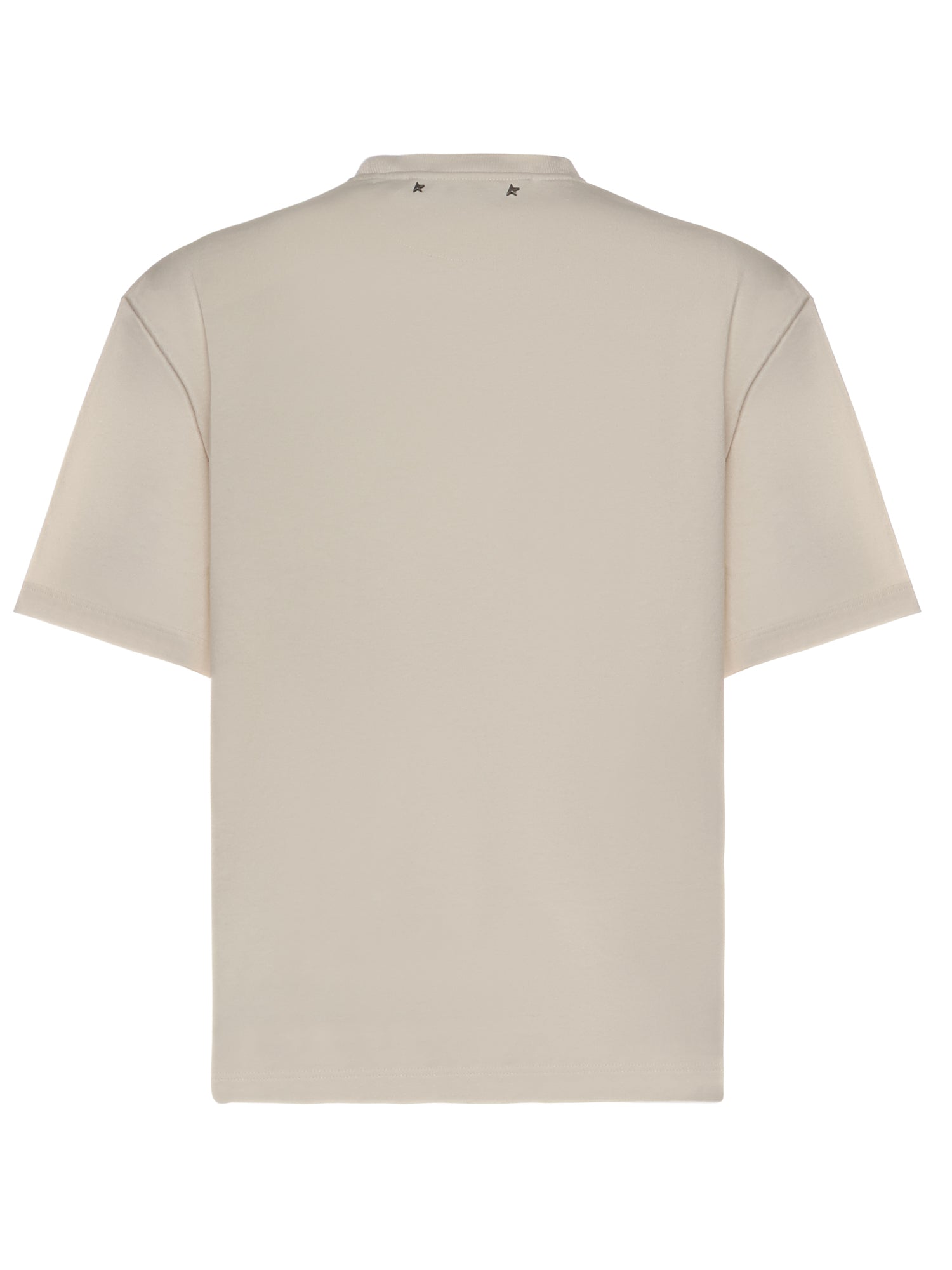 T-shirt con stampa in cotone GWP01874 P00237211560 GOLDEN GOOSE 