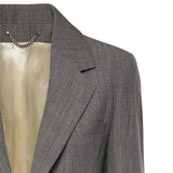 Giacca in principe di Galles con cristalli GWP02069 P00231760567 GOLDEN GOOSE 