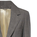 Giacca in principe di Galles con cristalli GWP02069 P00231760567 GOLDEN GOOSE 