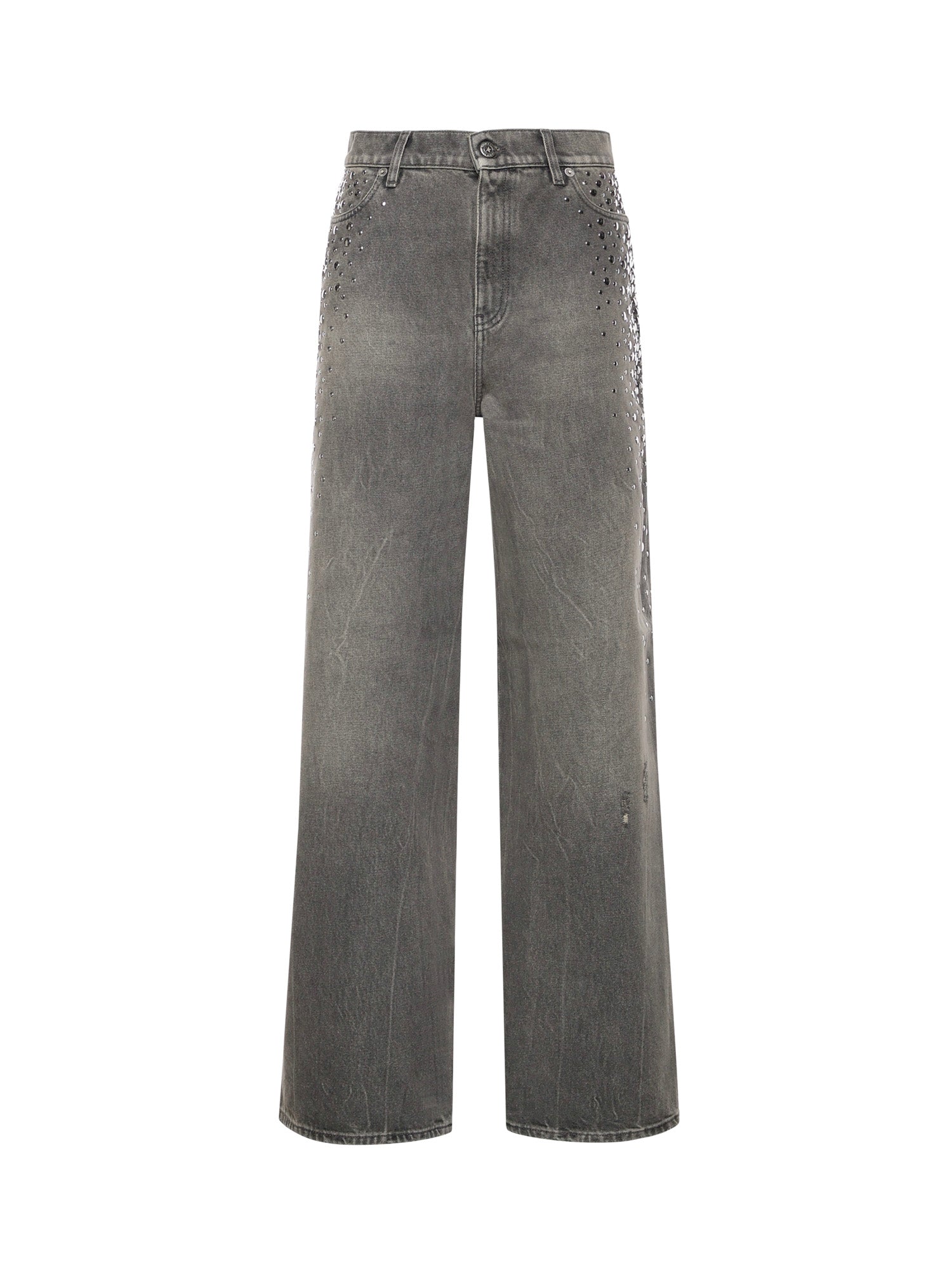 Jeans Melody in denim con borchie GWP02079 P00234860100 GOLDEN GOOSE 