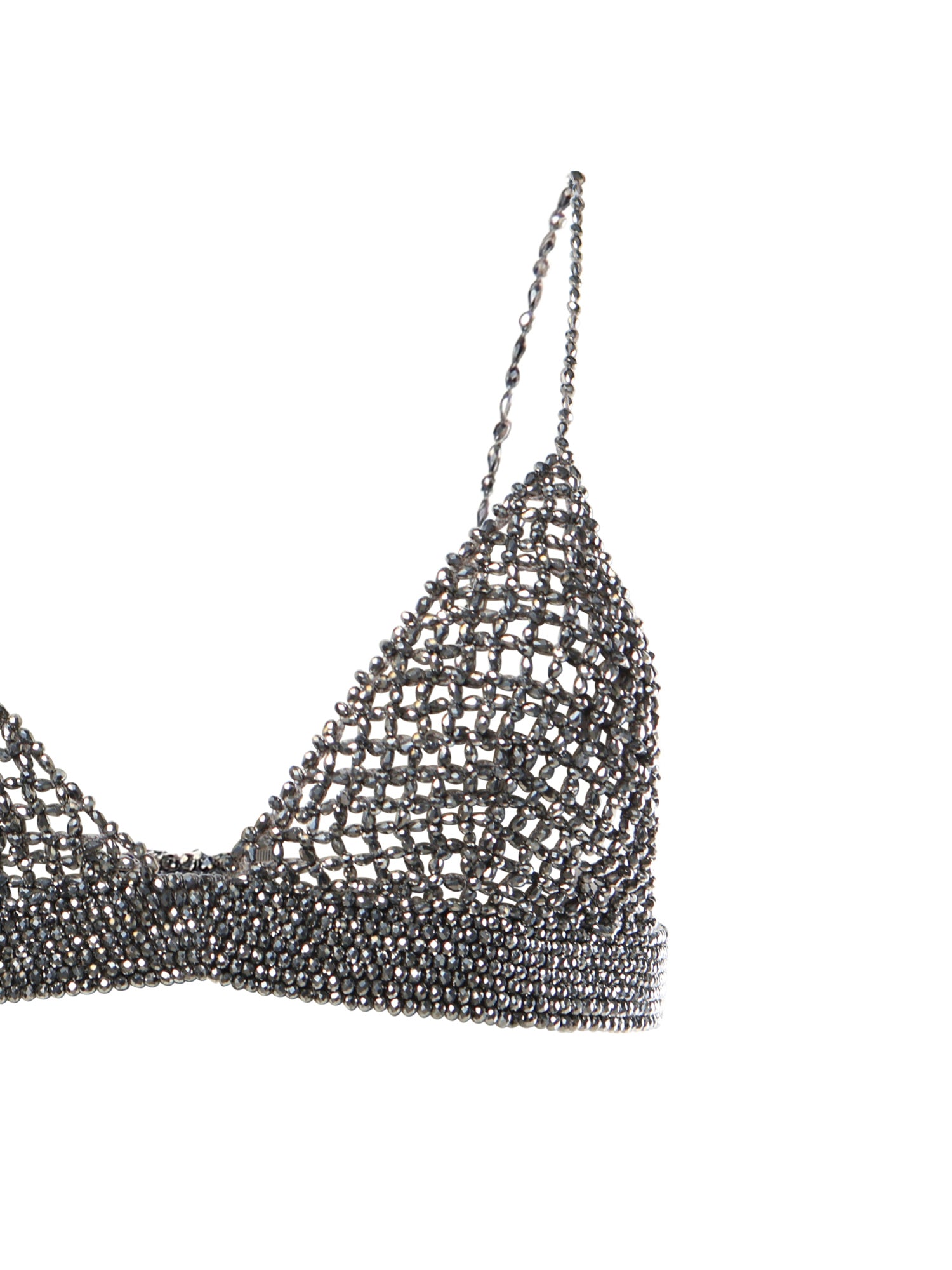 Top con cristalli GWP02270 P00197570352 GOLDEN GOOSE 