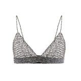 Top con cristalli GWP02270 P00197570352 GOLDEN GOOSE 