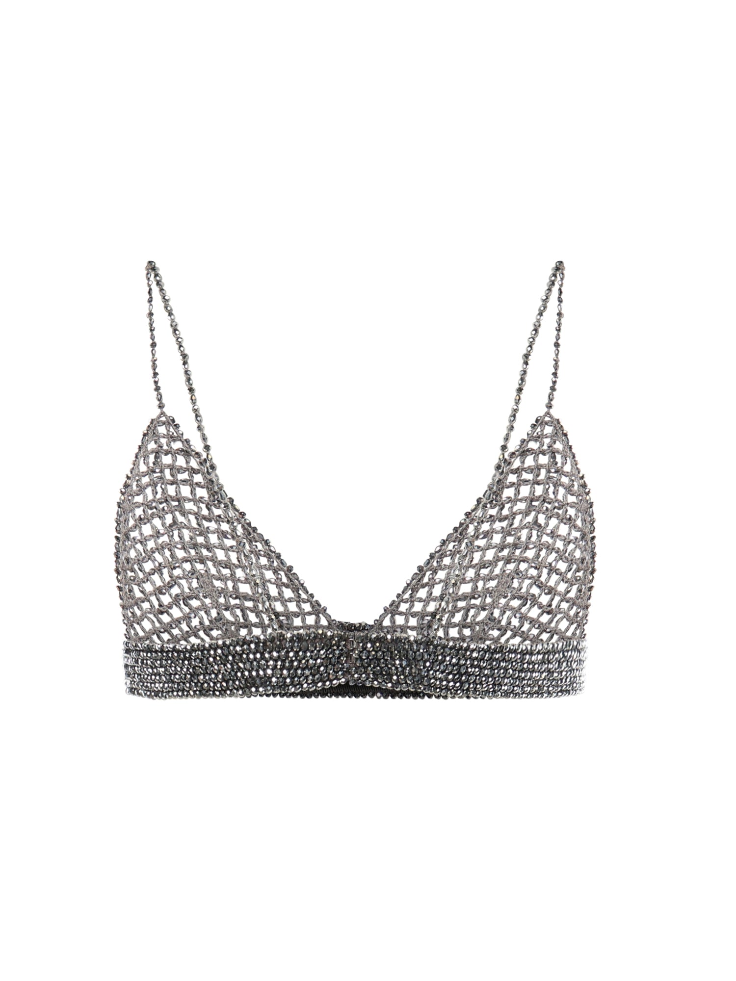 Top con cristalli GWP02270 P00197570352 GOLDEN GOOSE 