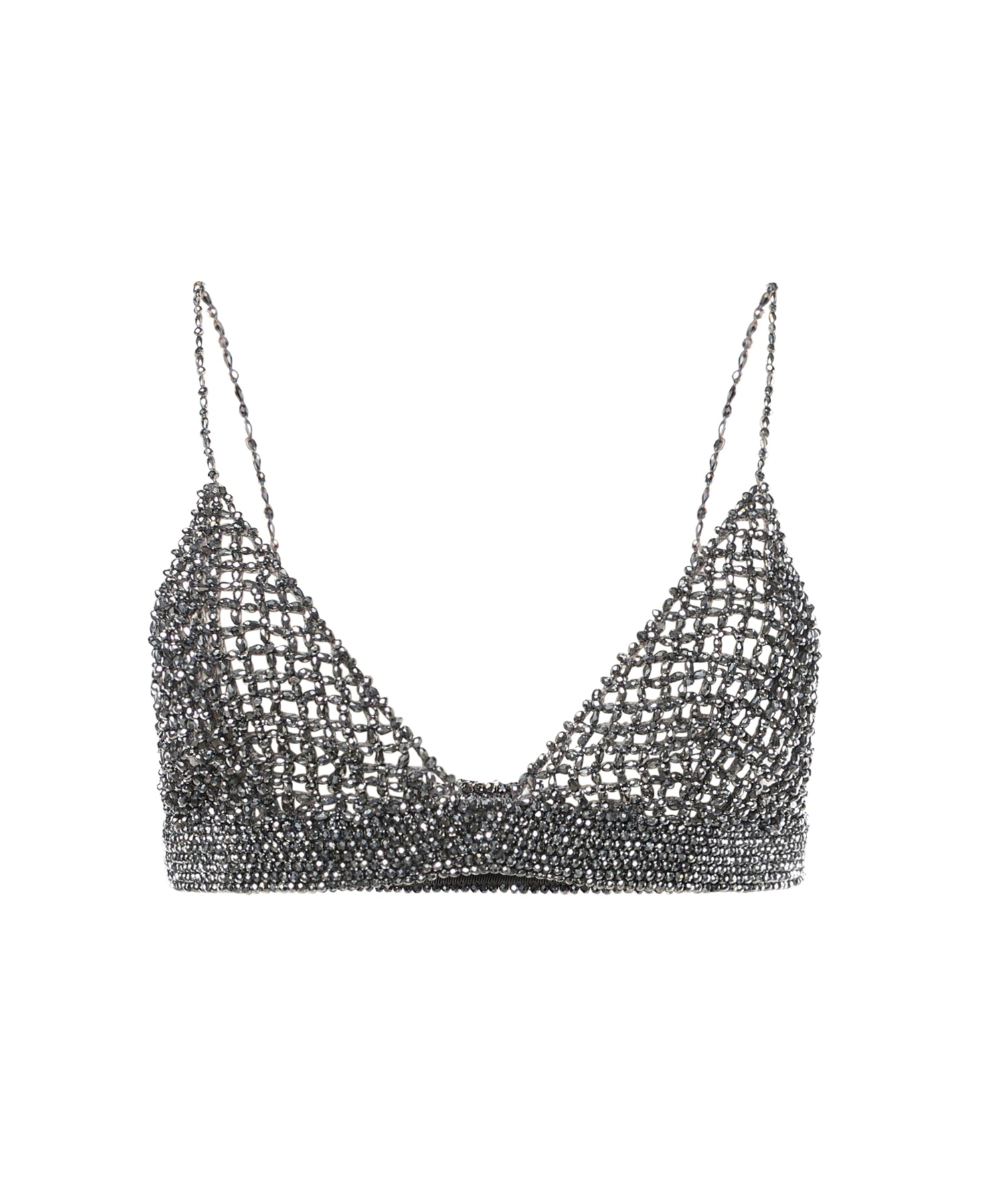 Top con cristalli GWP02270 P00197570352 GOLDEN GOOSE 