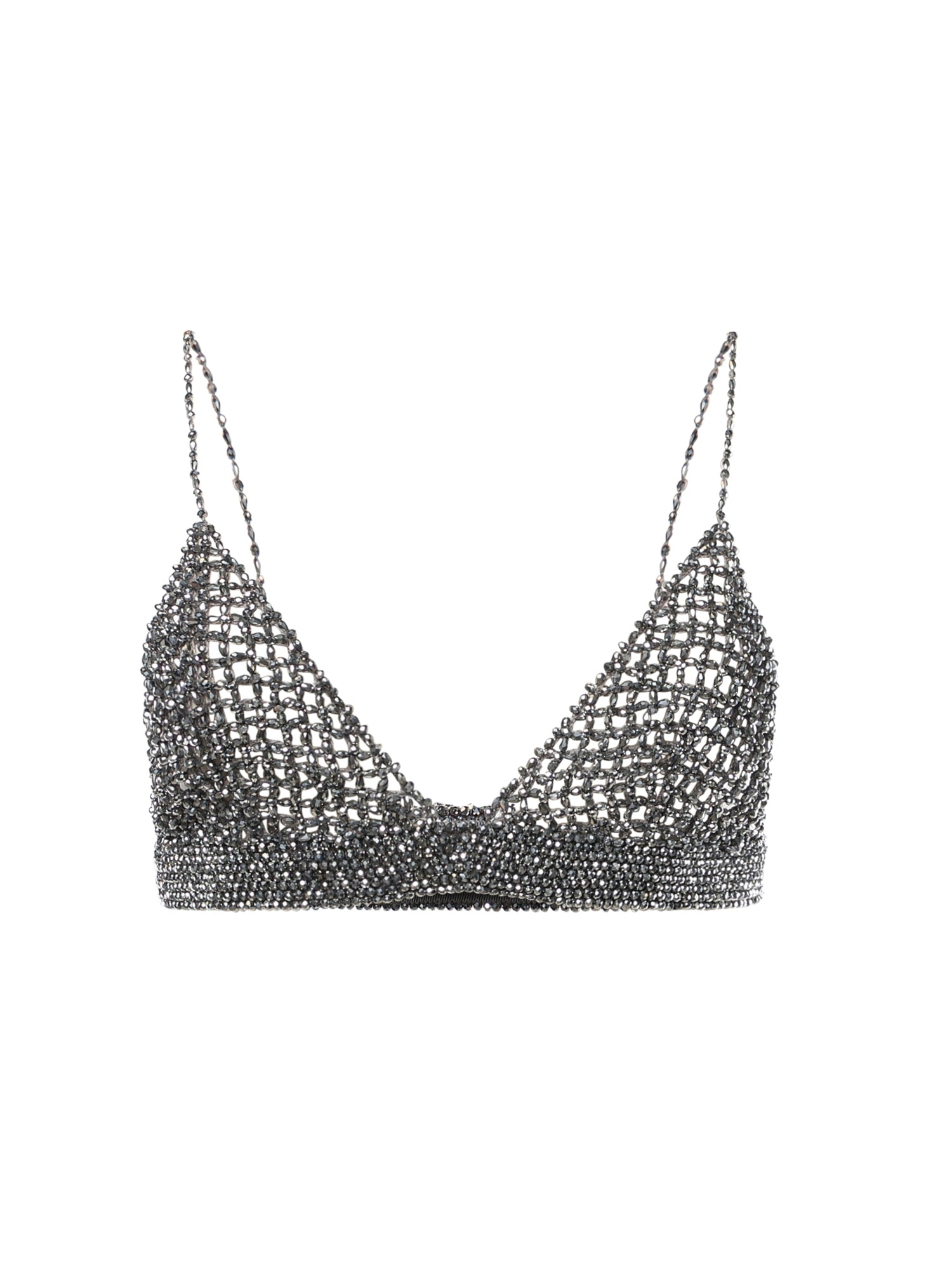 Top con cristalli GWP02270 P00197570352 GOLDEN GOOSE 