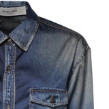 Camicia effetto denim lived-in GWP02525 P00240650100 GOLDEN GOOSE 