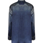 Camicia effetto denim lived-in GWP02525 P00240650100 GOLDEN GOOSE 