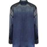 Camicia effetto denim lived-in GWP02525 P00240650100 GOLDEN GOOSE 