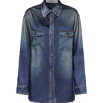 Camicia effetto denim lived-in GWP02525 P00240650100 GOLDEN GOOSE 