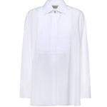 Camicia in cotone con dettaglio plissé GWP02599 P00232310359 GOLDEN GOOSE 
