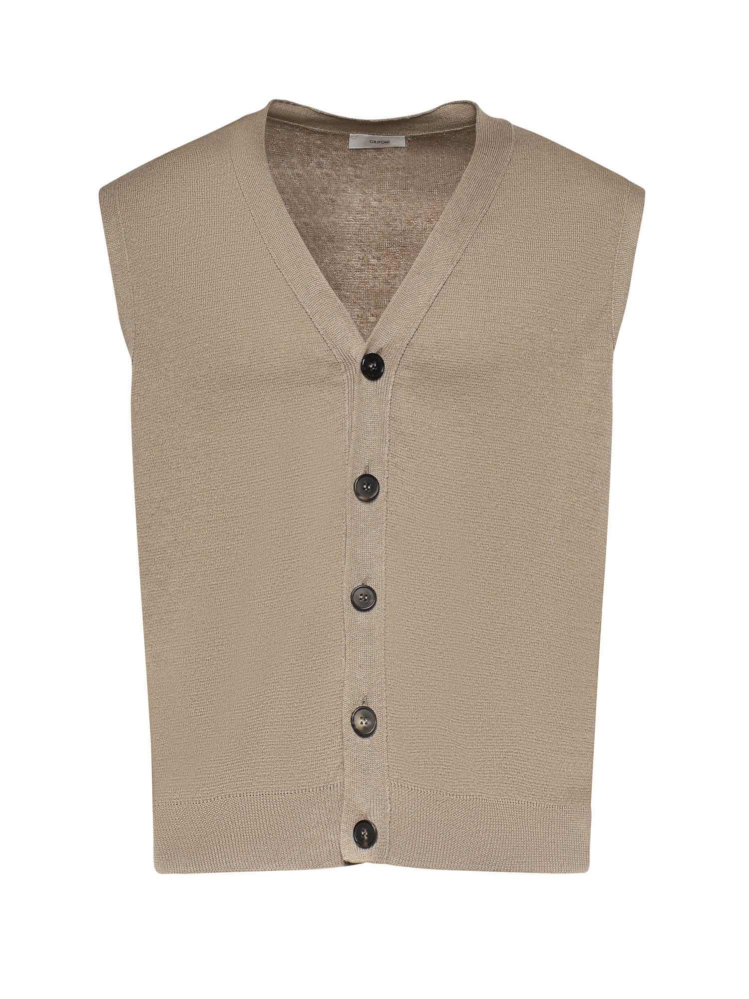 Gilet in maglia di lana G6AB0007 06G GRIFONI 