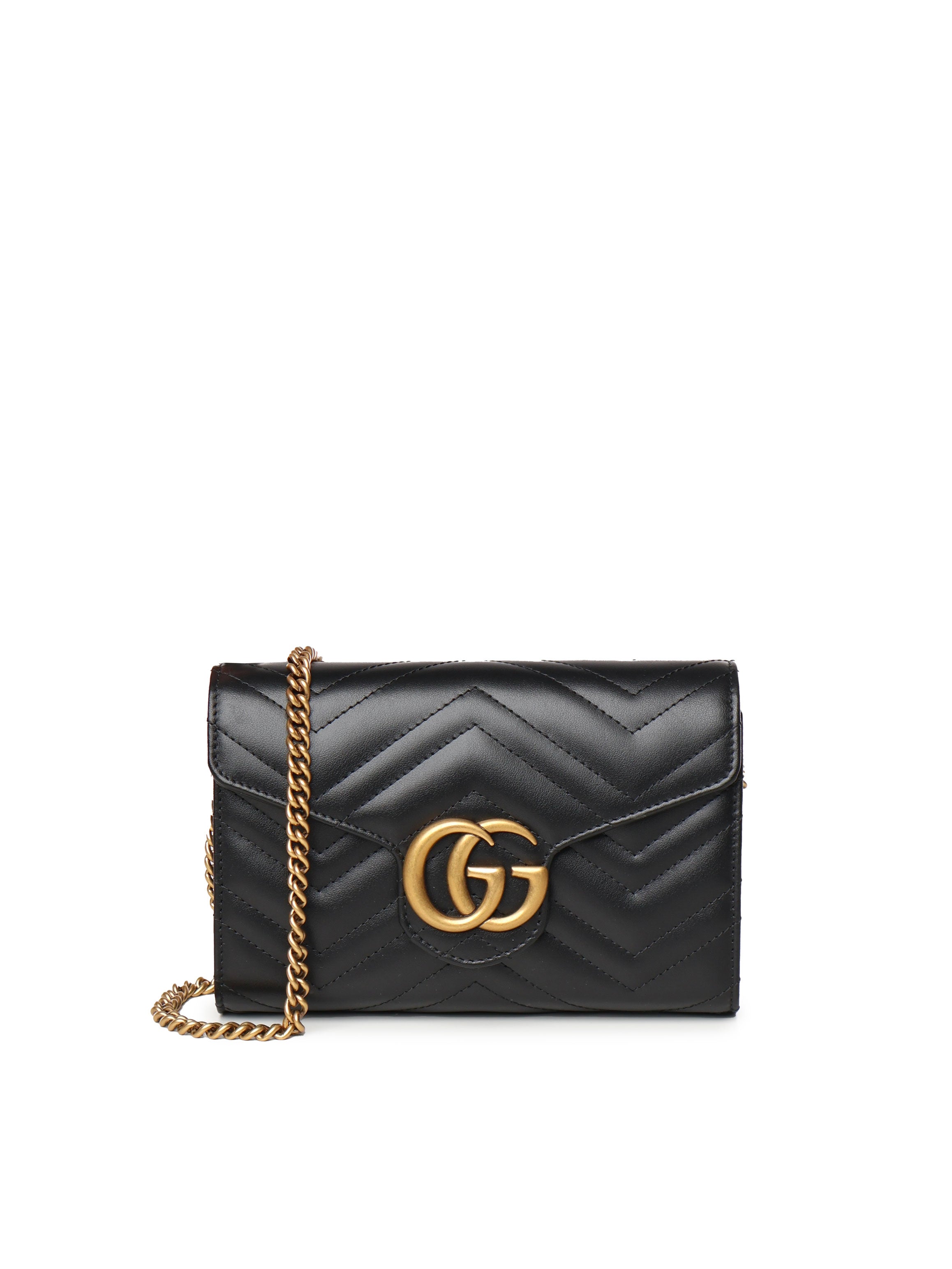 Borsa a tracolla GG Marmont super mini in pelle 474575 DTD1T1000 GUCCI 
