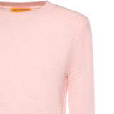 Maglione Compass Shrunken Crew in cashmere W40010PL POWDER PINK GUEST IN RESIDENCE 