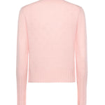 Maglione Compass Shrunken Crew in cashmere W40010PL POWDER PINK GUEST IN RESIDENCE 