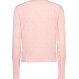 Maglione Compass Shrunken Crew in cashmere W40010PL POWDER PINK GUEST IN RESIDENCE 