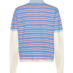 Polo Striped Rugby in cashmere W40710JL CLEAR SKY COMBO GUEST IN RESIDENCE 