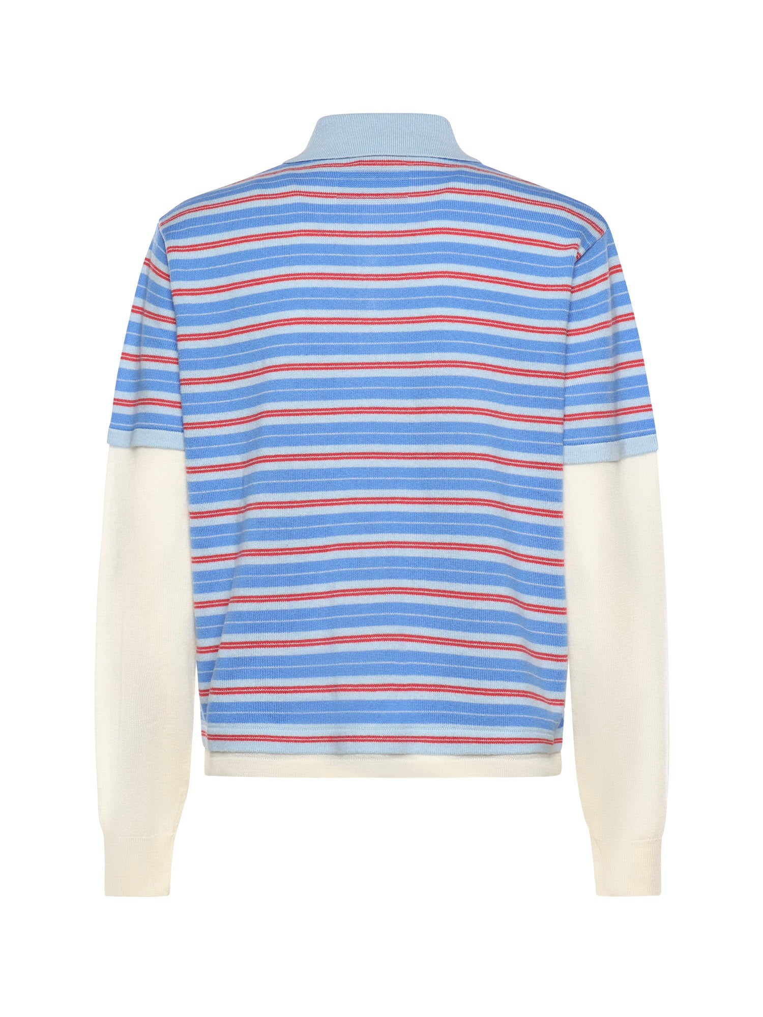 Polo Striped Rugby in cashmere W40710JL CLEAR SKY COMBO GUEST IN RESIDENCE 
