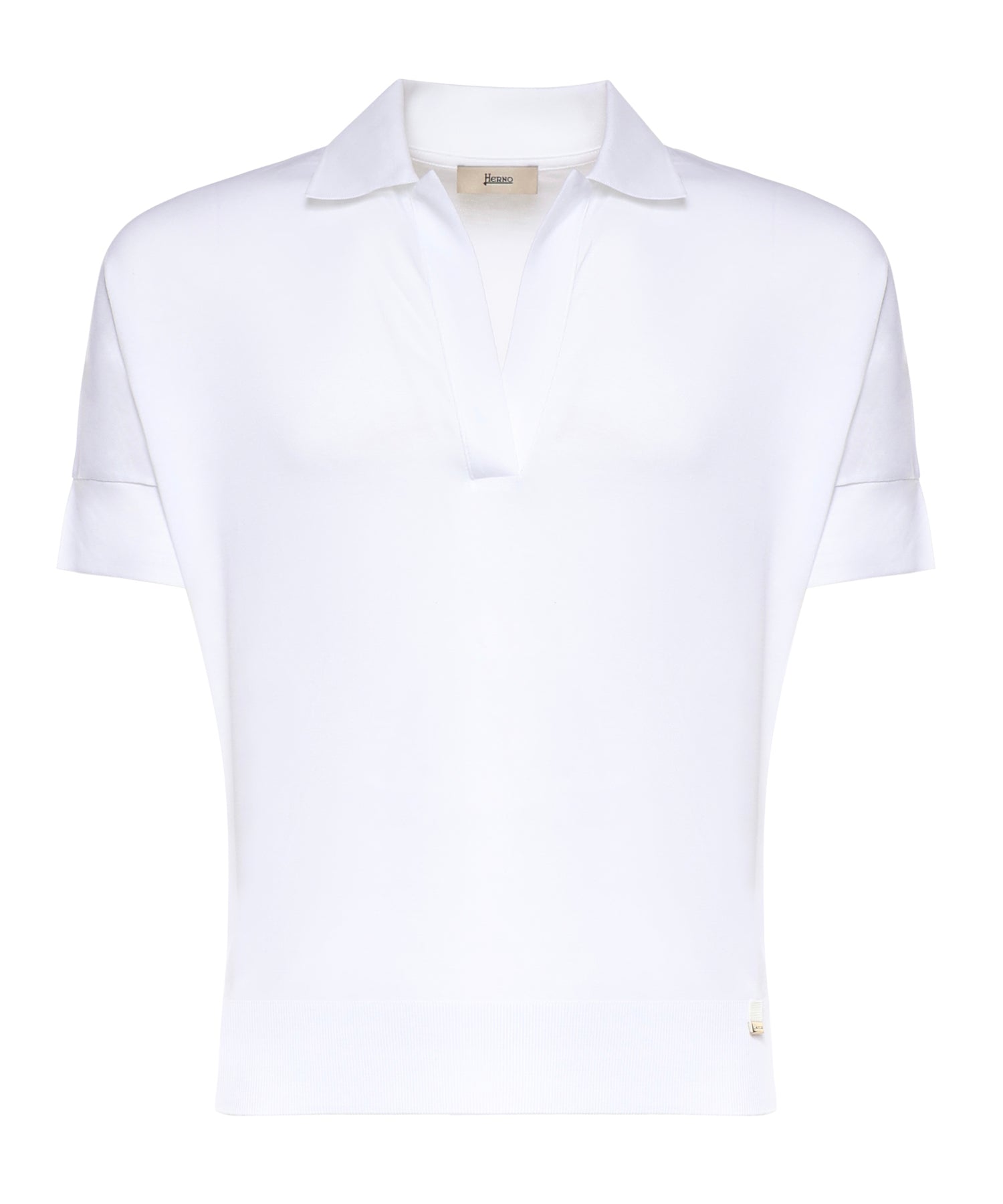 Polo in glam knit effect JPL00113D 520561000 HERNO 