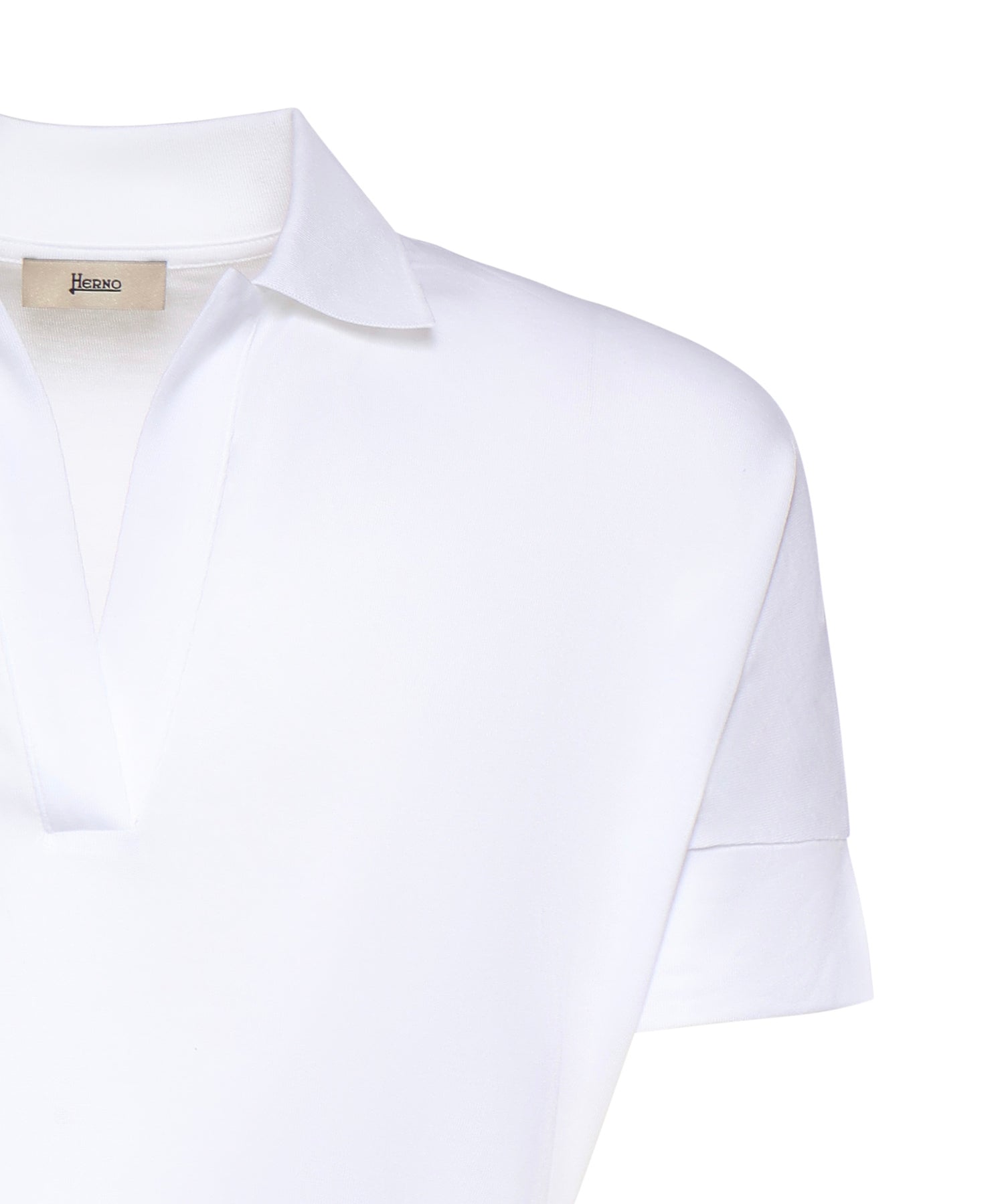 Polo in glam knit effect JPL00113D 520561000 HERNO 