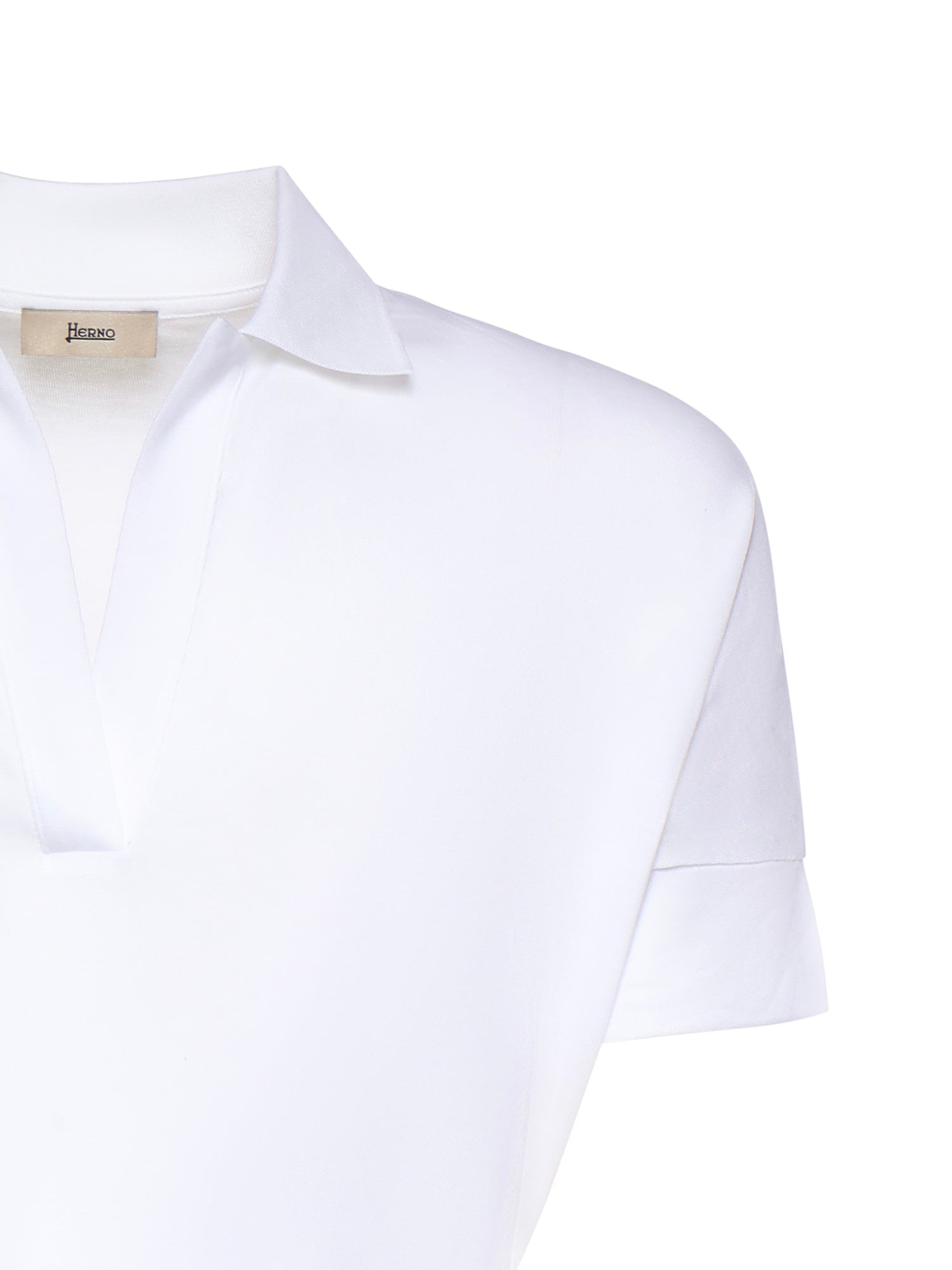 Polo in glam knit effect JPL00113D 520561000 HERNO 