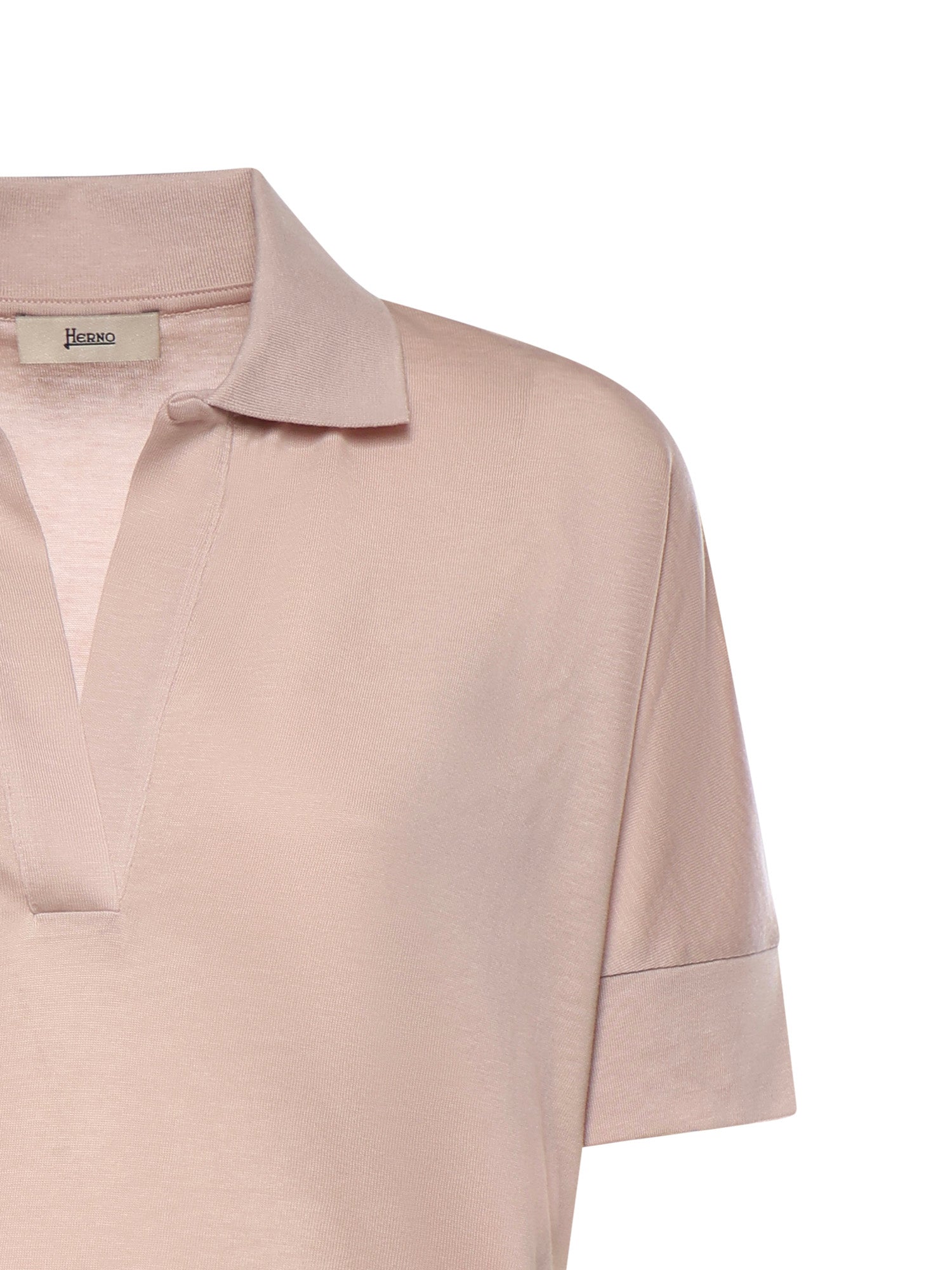 Polo in glam knit effect JPL00113D 520564035 HERNO 