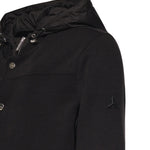 Giubbotto in misto cotone con logo HE1420005 NERO HESKIMO 