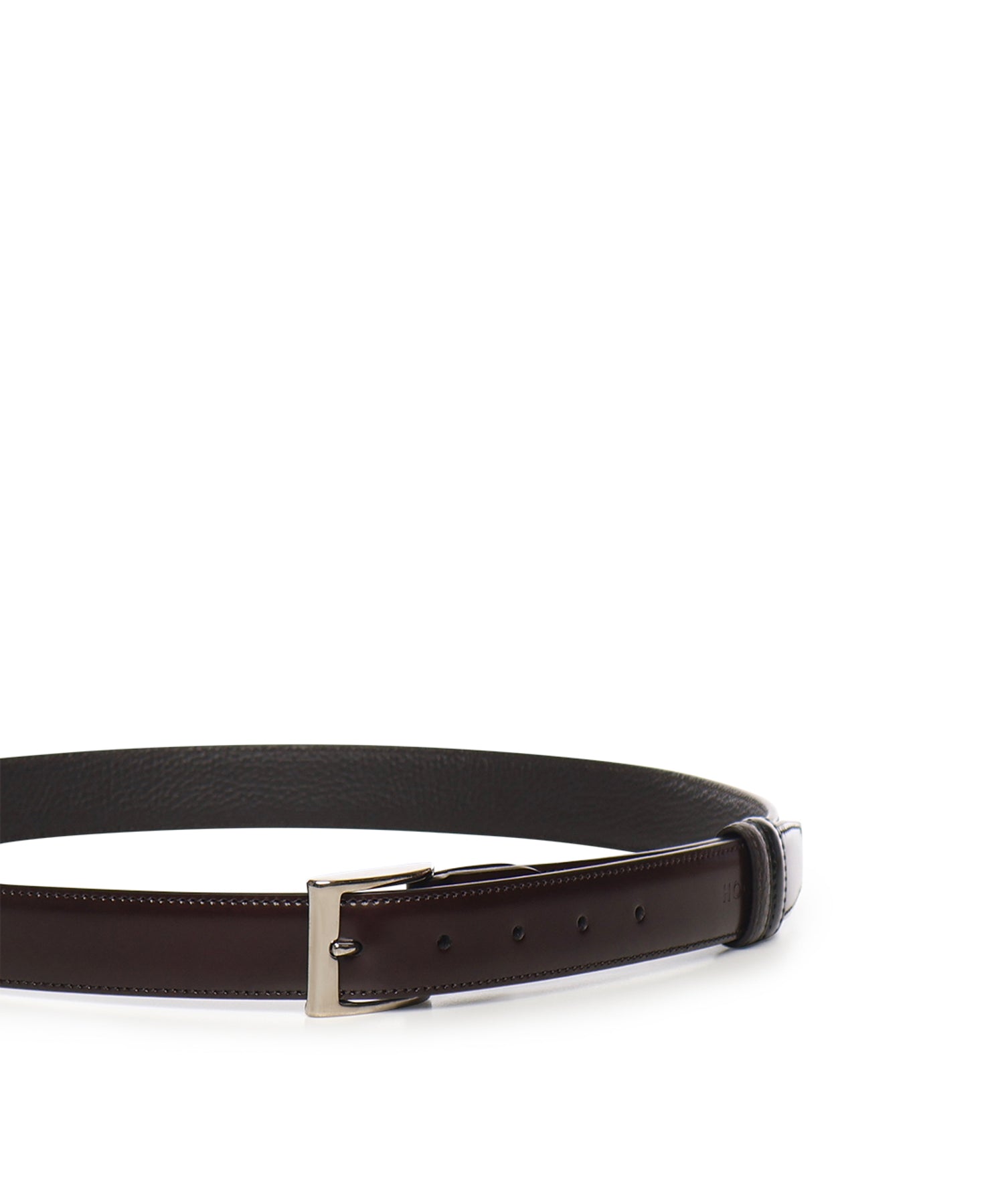 Cintura reversibile in pelle semilucida KFMC00N1100QR0 0531 HOGAN 