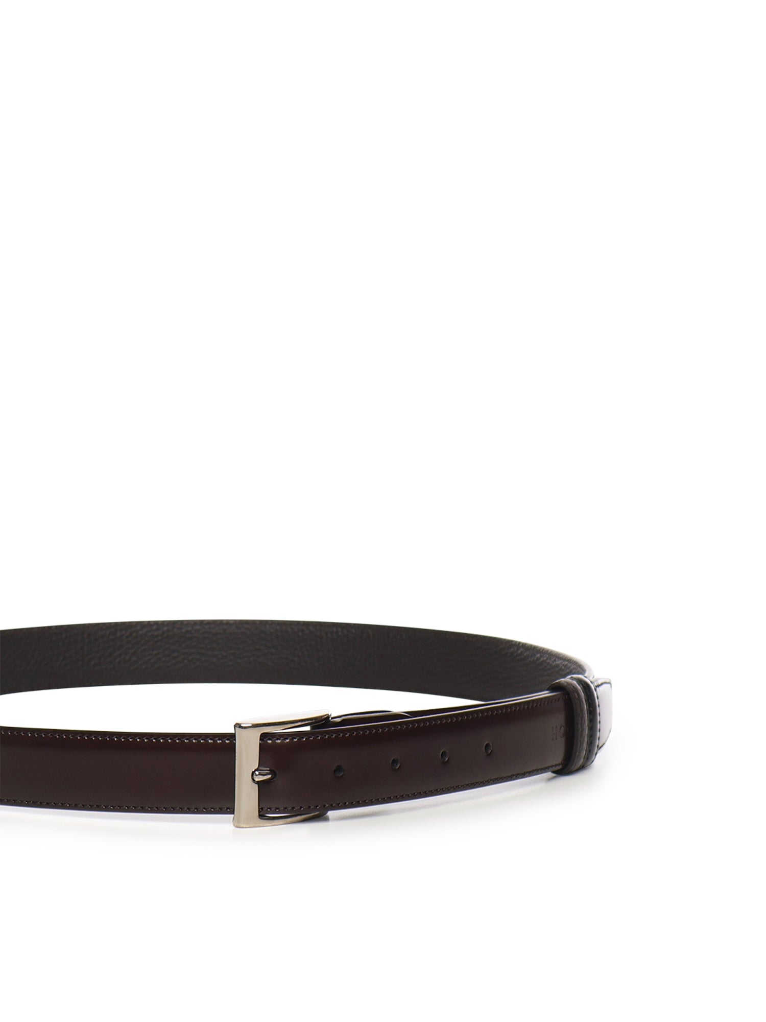 Cintura reversibile in pelle semilucida KFMC00N1100QR0 0531 HOGAN 
