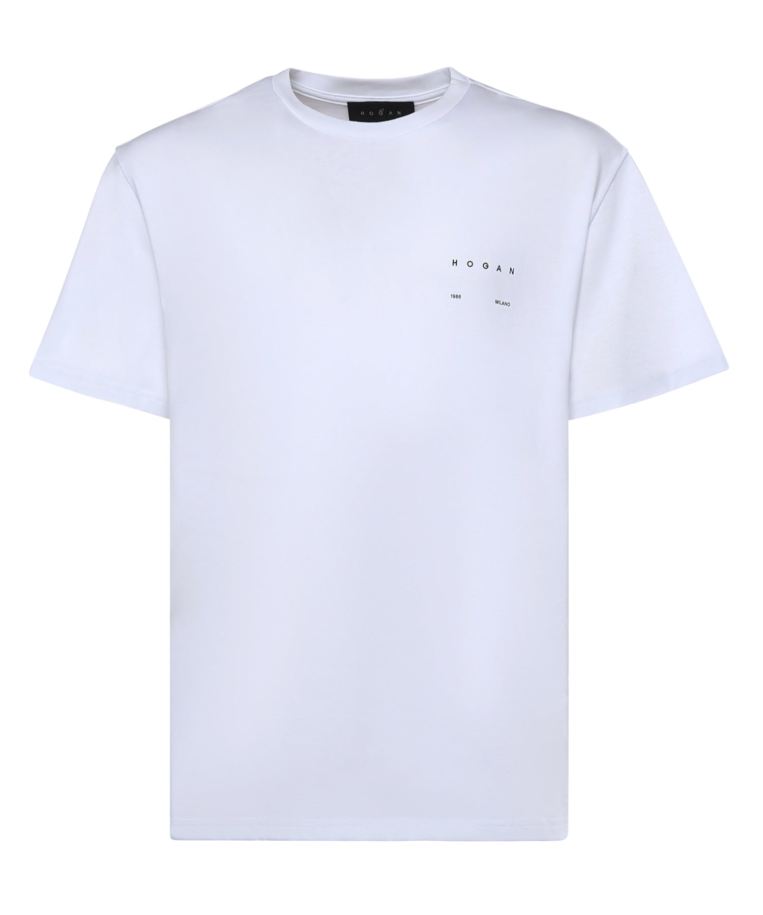 T-shirt in cotone con logo KQMB3522360ZFV B001 HOGAN 