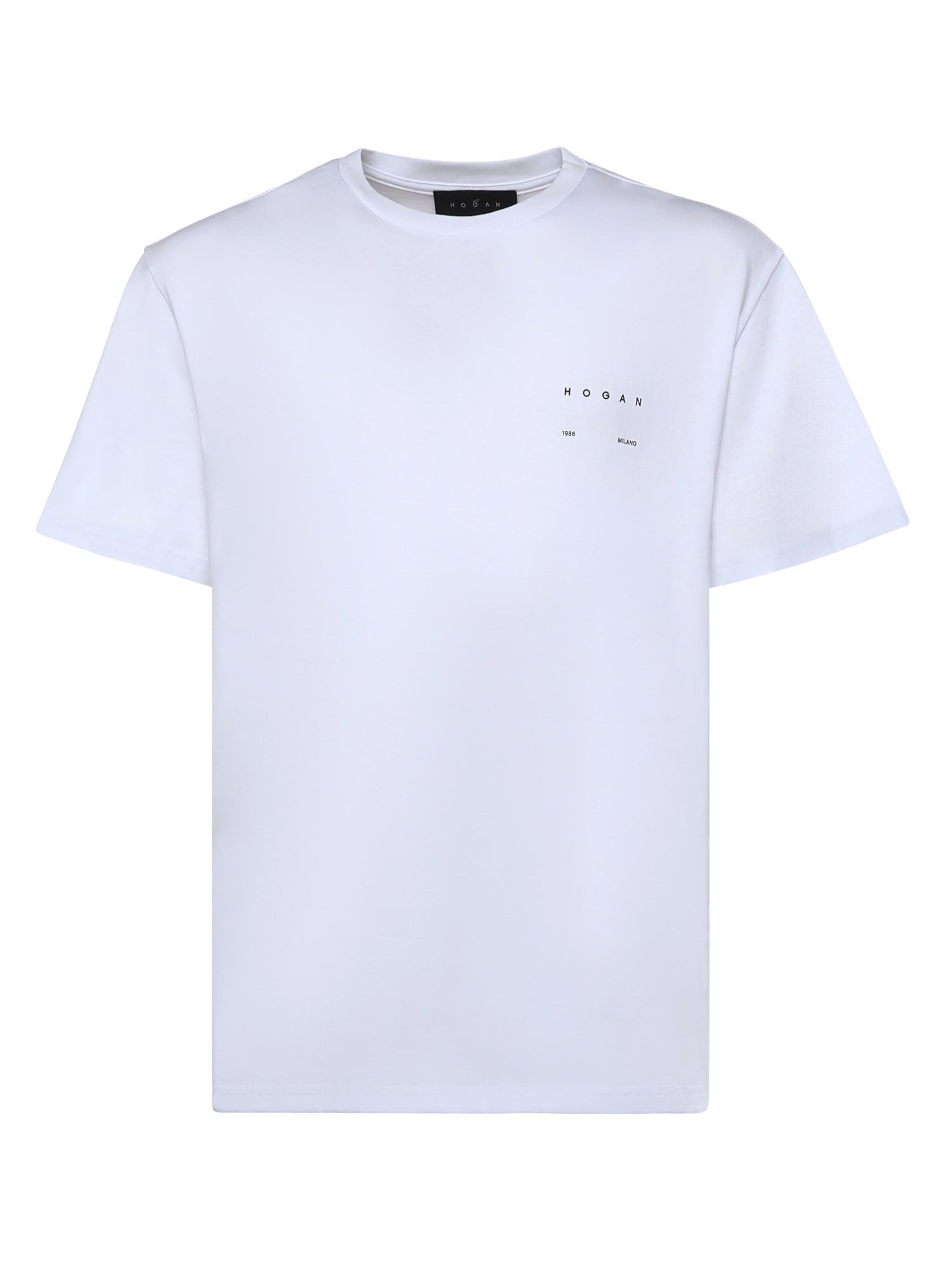 T-shirt in cotone con logo KQMB3522360ZFV B001 HOGAN 