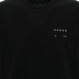 T-shirt in cotone con logo KQMB3522360ZFV B999 HOGAN 