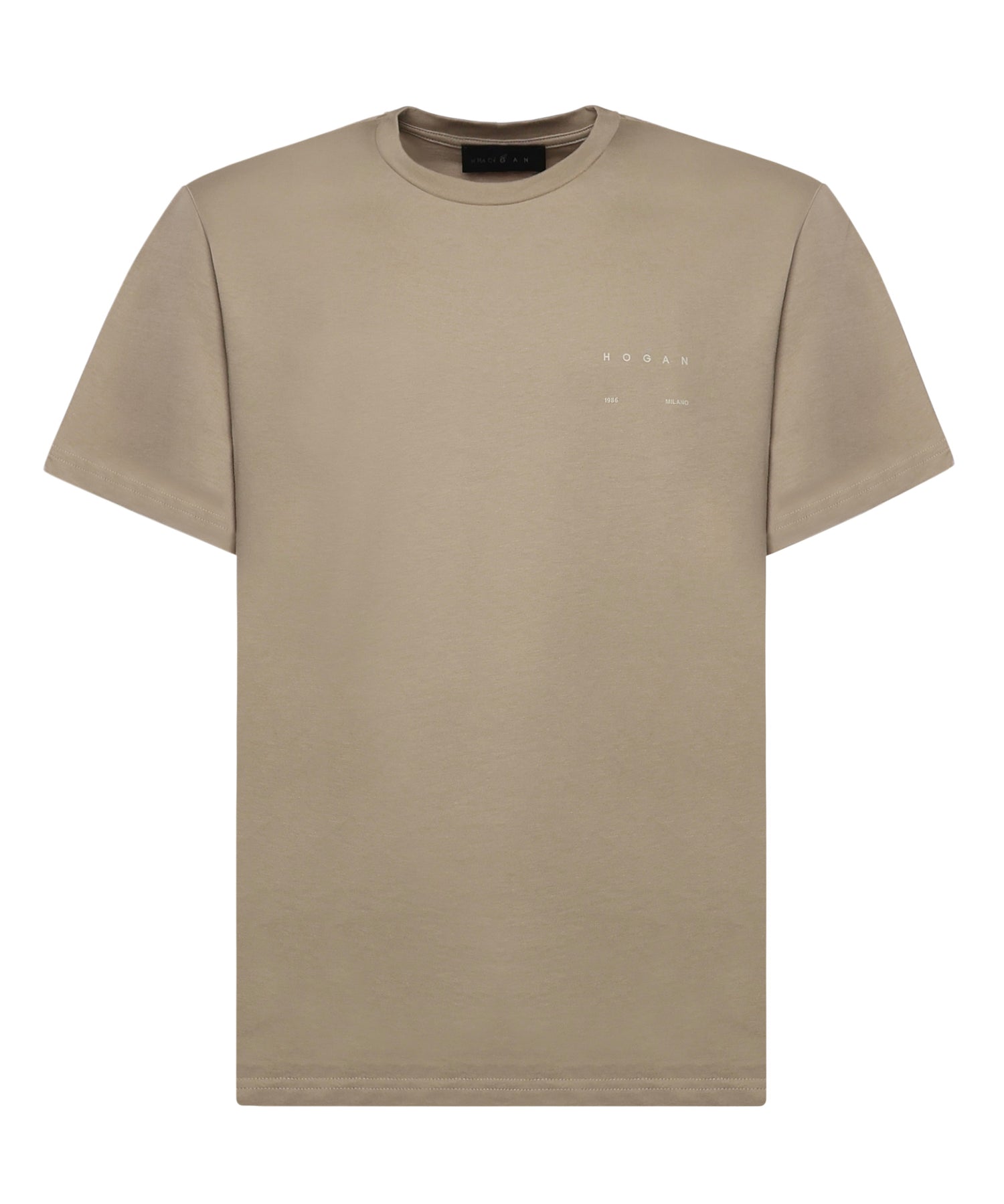 T-shirt in cotone con logo KQMB3522360ZFV C004 HOGAN 
