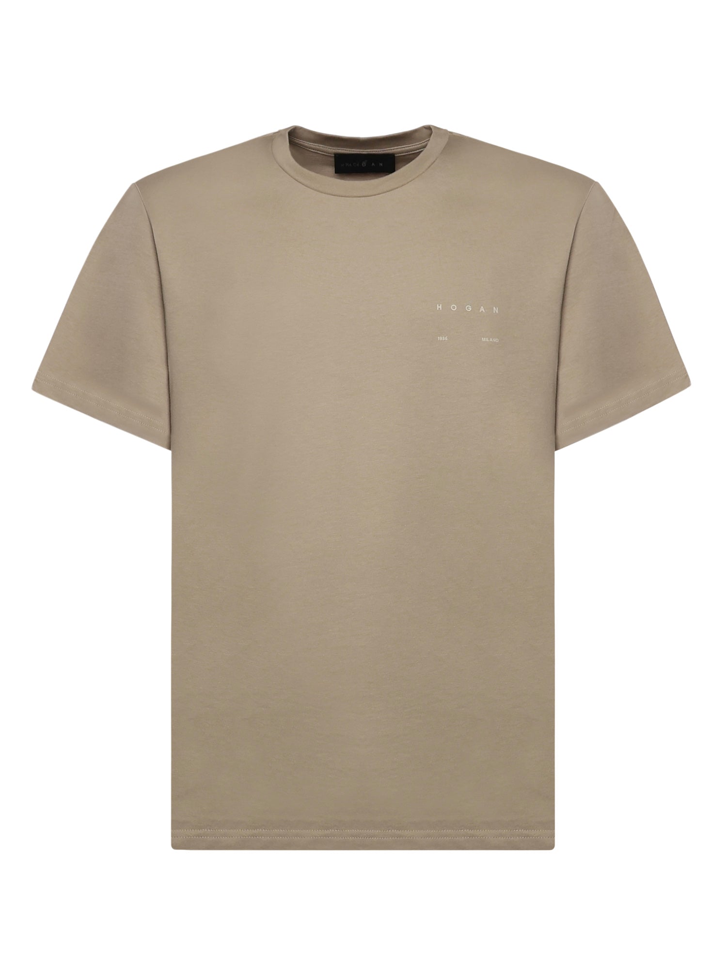T-shirt in cotone con logo KQMB3522360ZFV C004 HOGAN 