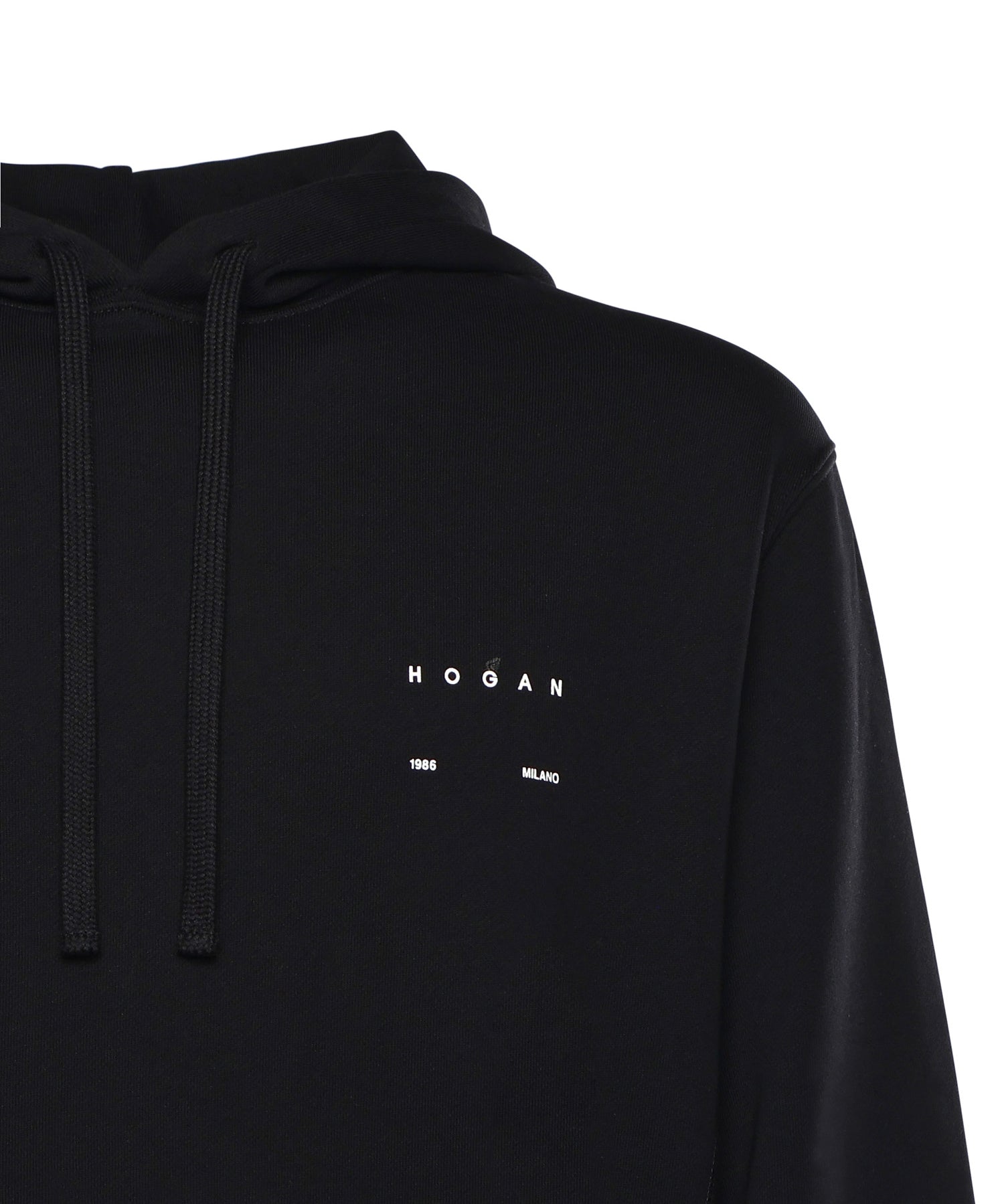 Felpa in cotone con logo KQMB5522290ZFU B999 HOGAN 
