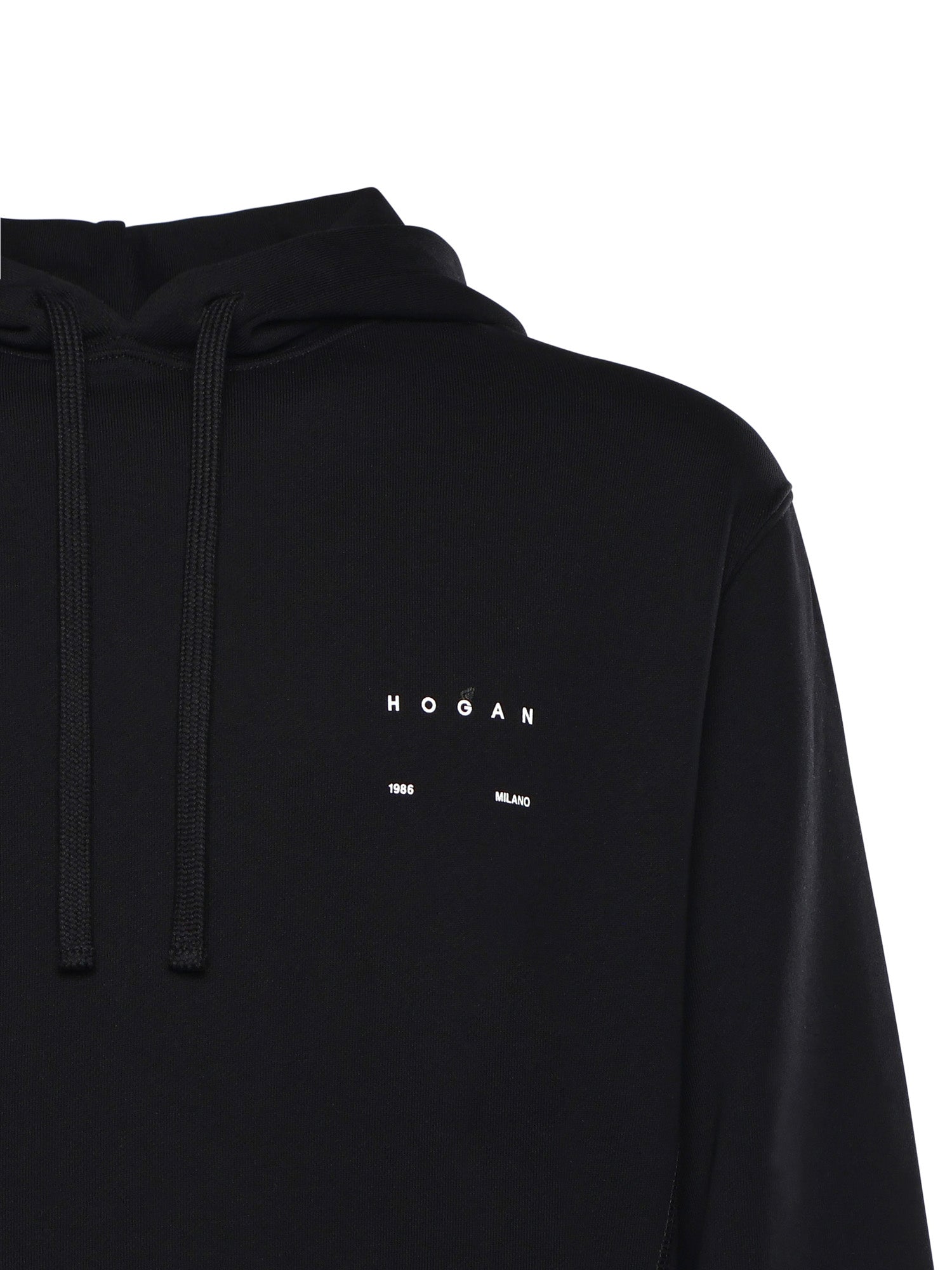 Felpa in cotone con logo KQMB5522290ZFU B999 HOGAN 