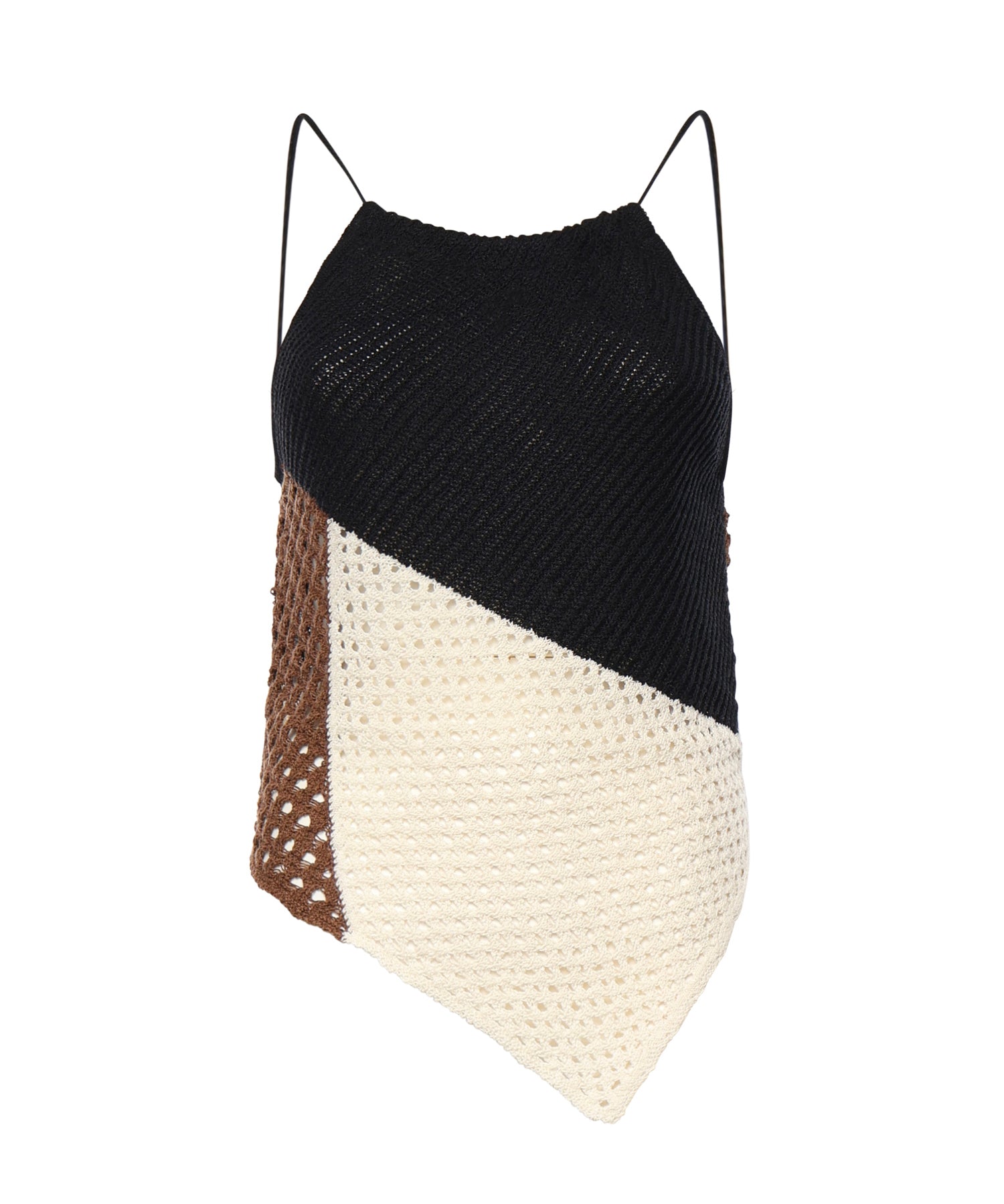 Top asimmetrico in maglia CNKD13073  INSPIRED BY AKEP 