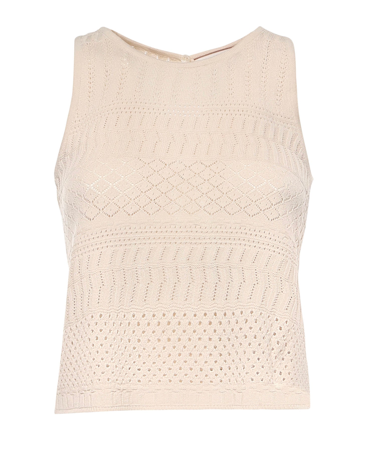 Top con lavorazione traforata CNKD13264  INSPIRED BY AKEP 