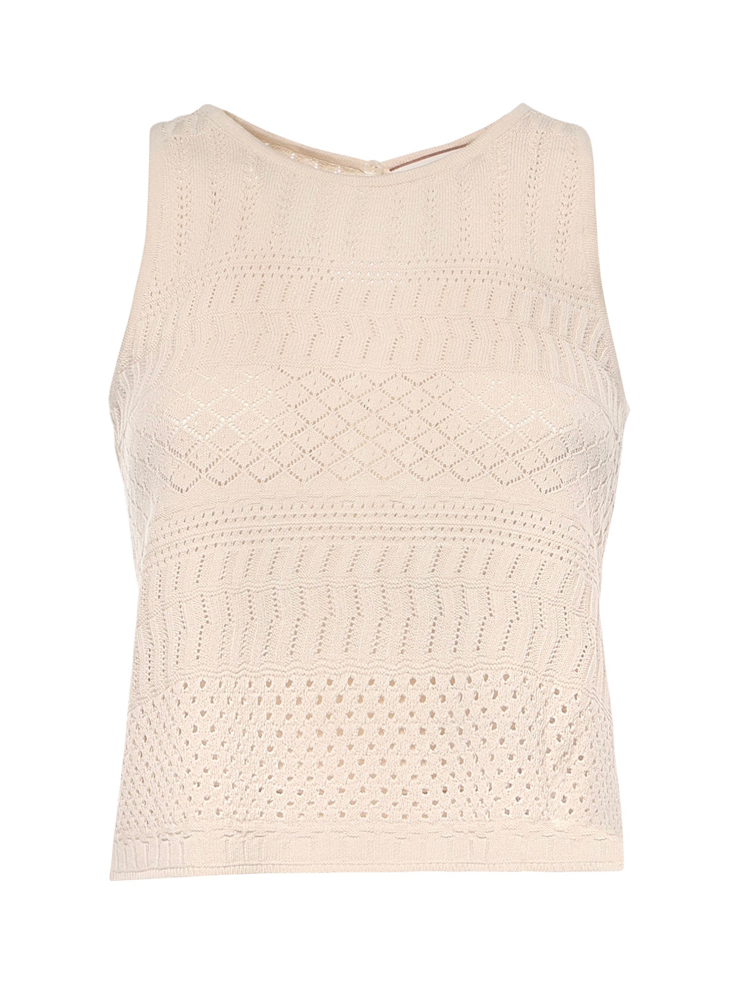 Top con lavorazione traforata CNKD13264  INSPIRED BY AKEP 