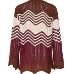 Cardigan Chevron MGKD13081  INSPIRED BY AKEP 