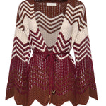 Cardigan Chevron MGKD13081  INSPIRED BY AKEP 