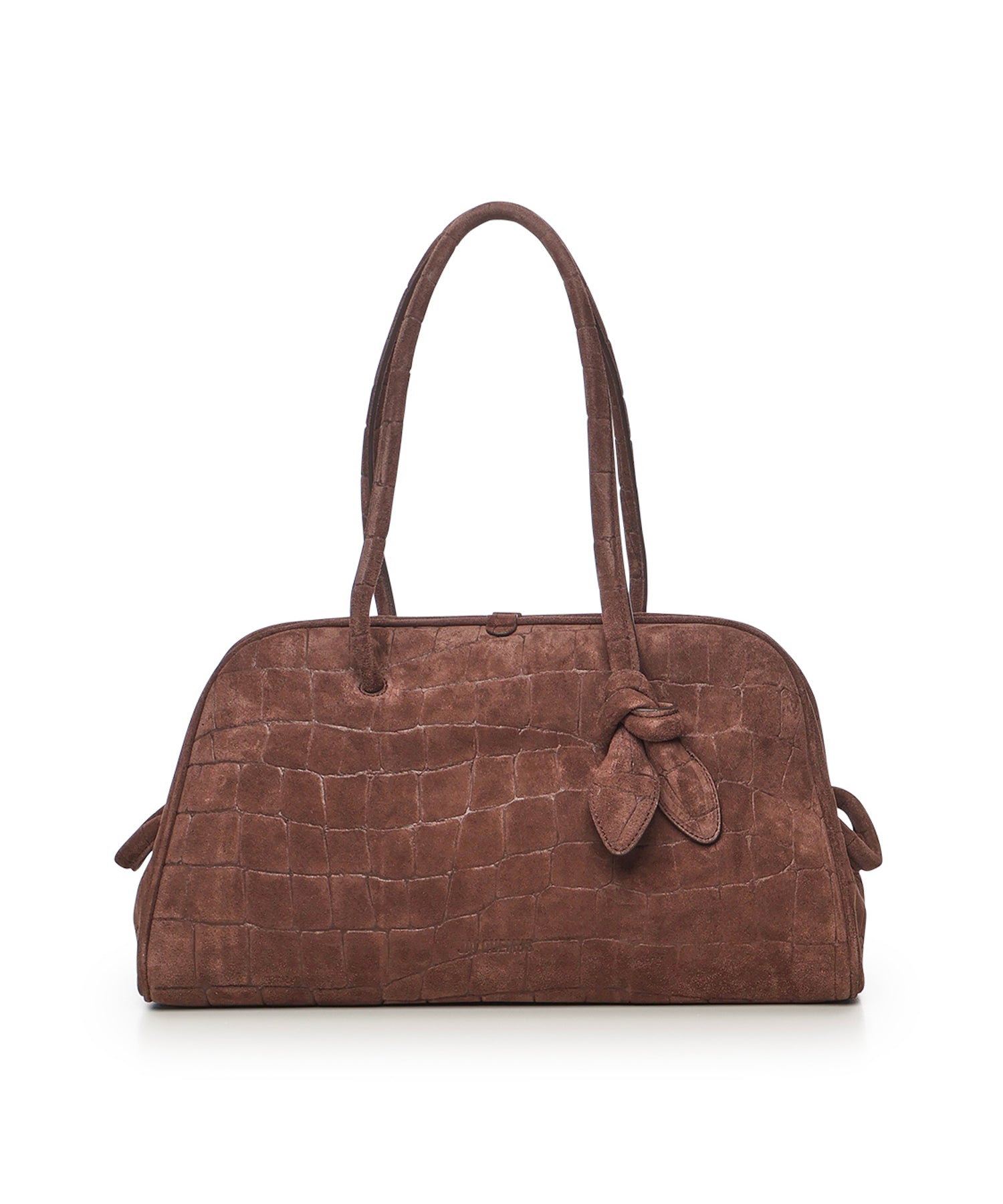 Borsa bowling in pelle scamosciata 25EBAU00417AC07A09 880 JACQUEMUS 